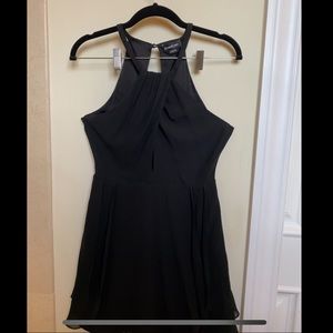 Bebe Black Flowy Mini dress